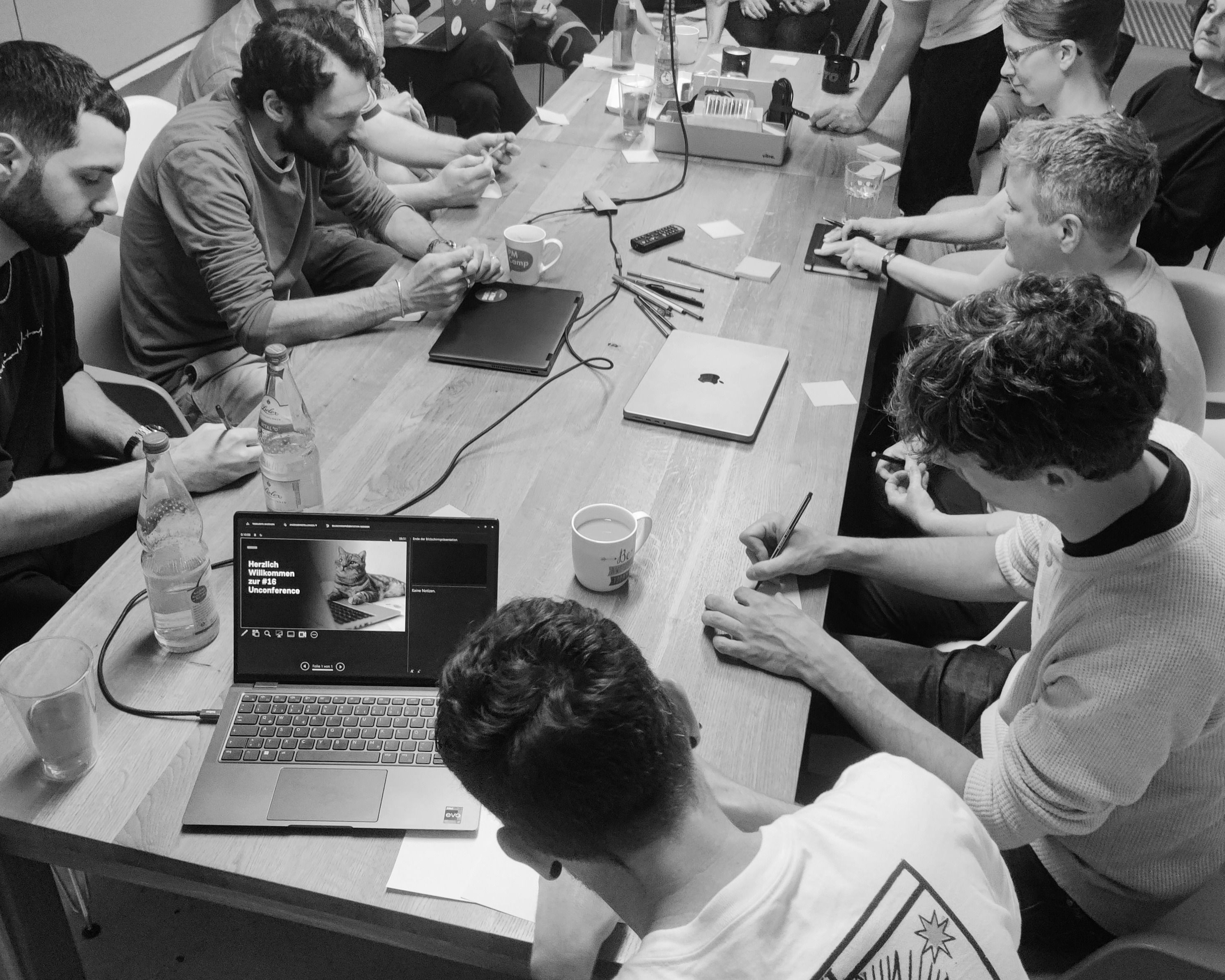 Kreative Zusammenarbeit im Projektworkshop